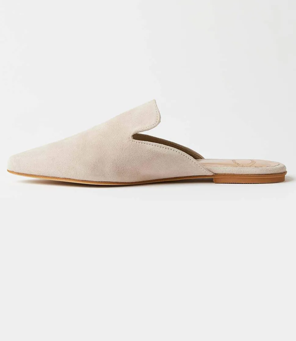 Suede Leather Mules