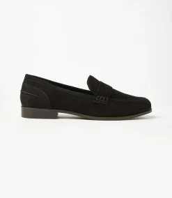 Suede Penny Loafers