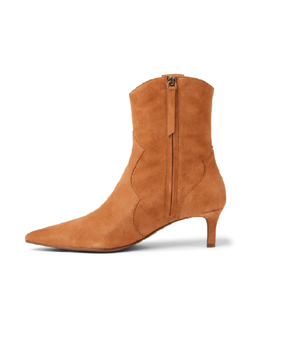 Suede Stiletto Ankle Boots