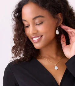 Swarovski® Pavé Crystal Teardrop Necklace