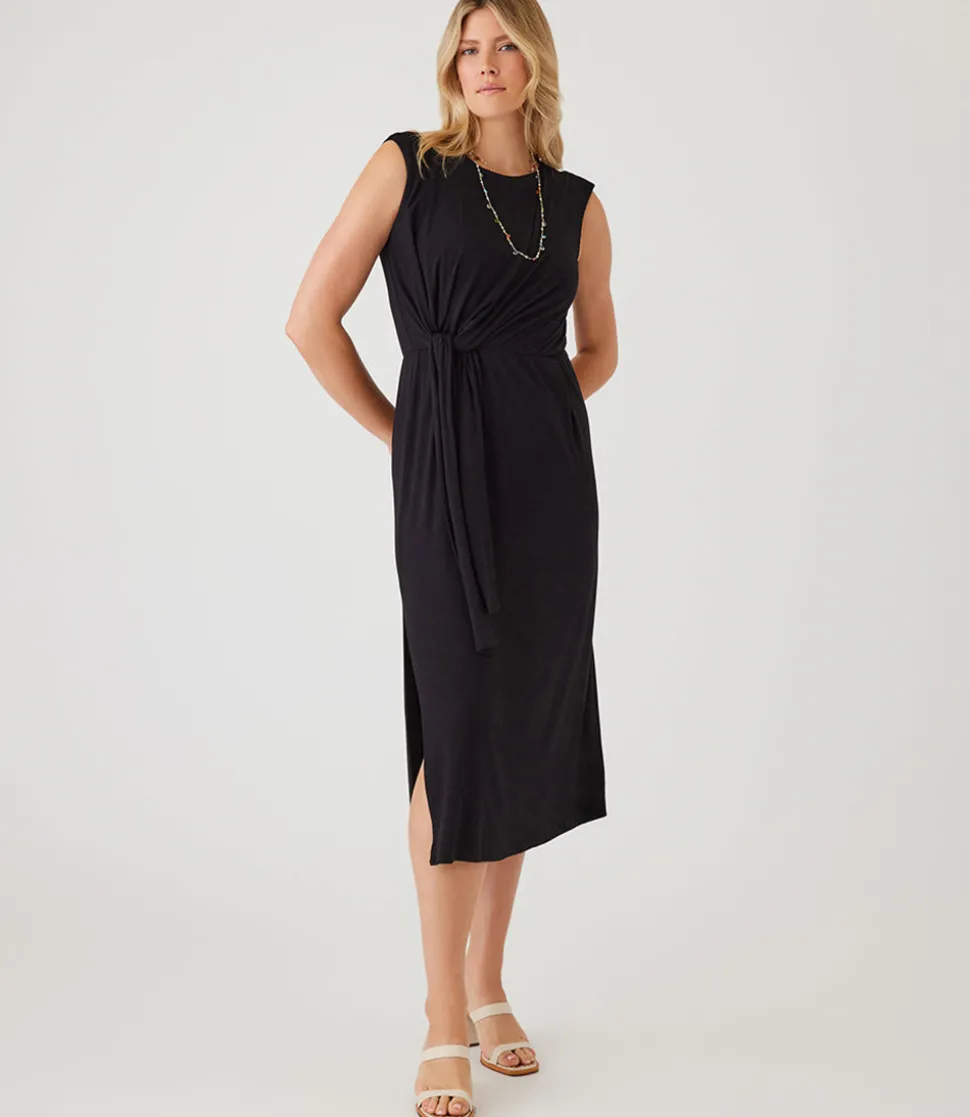 Tie Waist Midi Dress