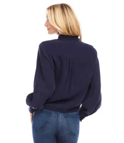 Tie-Front Top