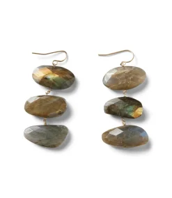 Tiered Gemstone Earrings