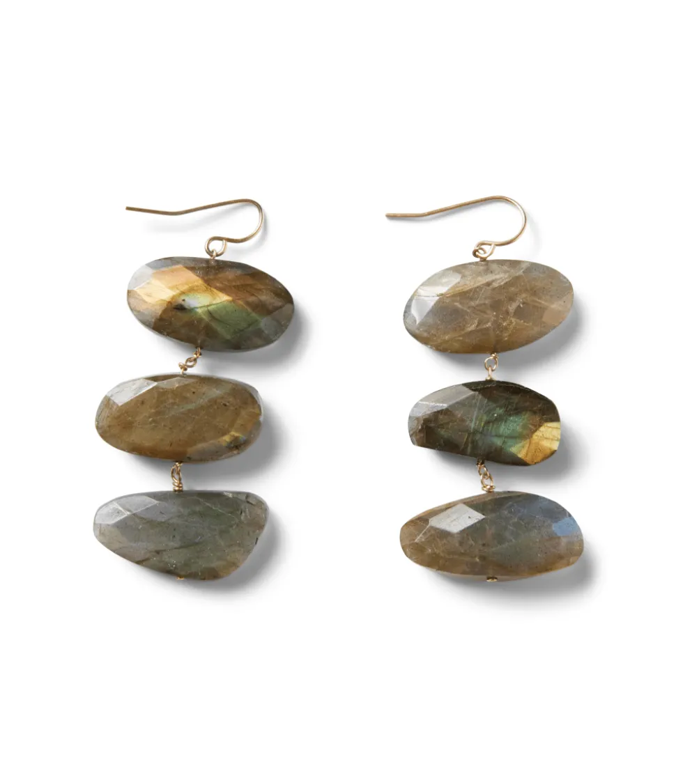 Tiered Gemstone Earrings