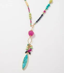 Turquoise And Gemstone Necklace