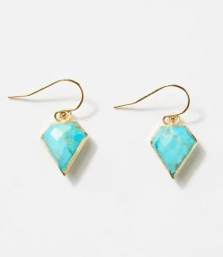 Turquoise Kite Earrings