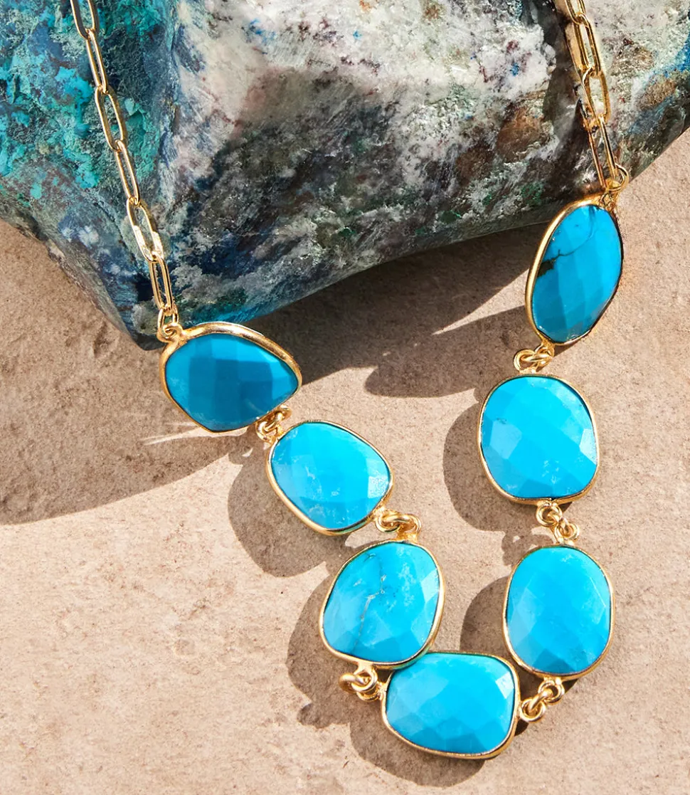 Turquoise Station Necklace