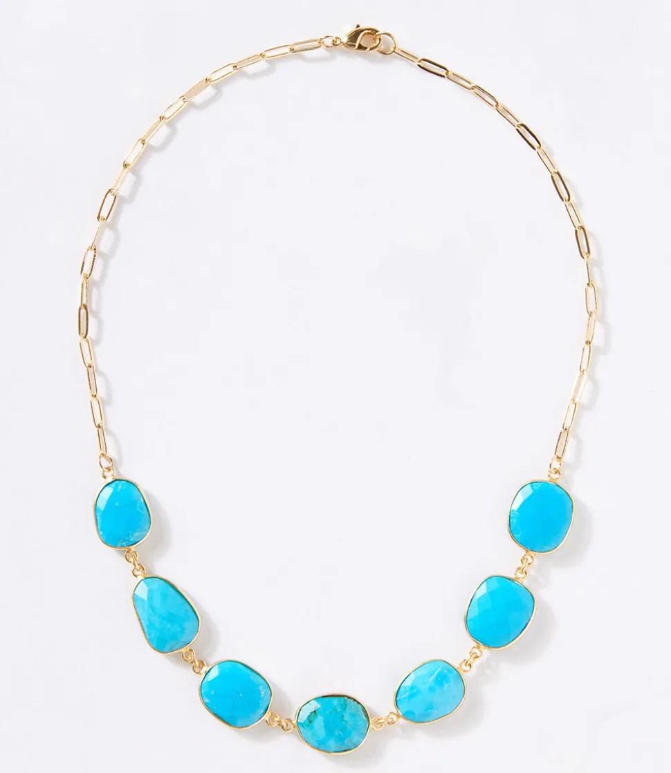 Turquoise Station Necklace