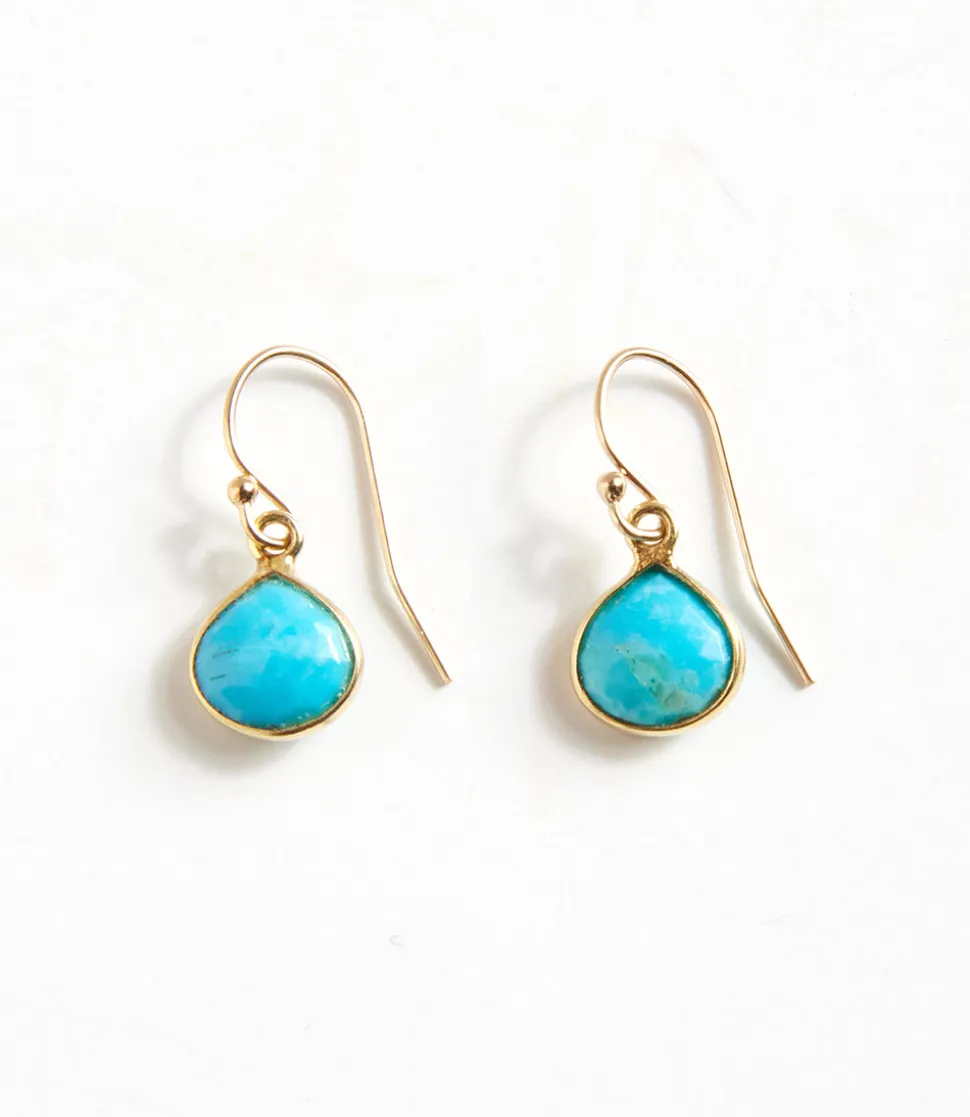 Turquoise Teardrop Earrings