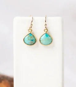 Turquoise Teardrop Earrings