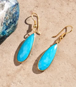 Turquoise Teardrop Earrings