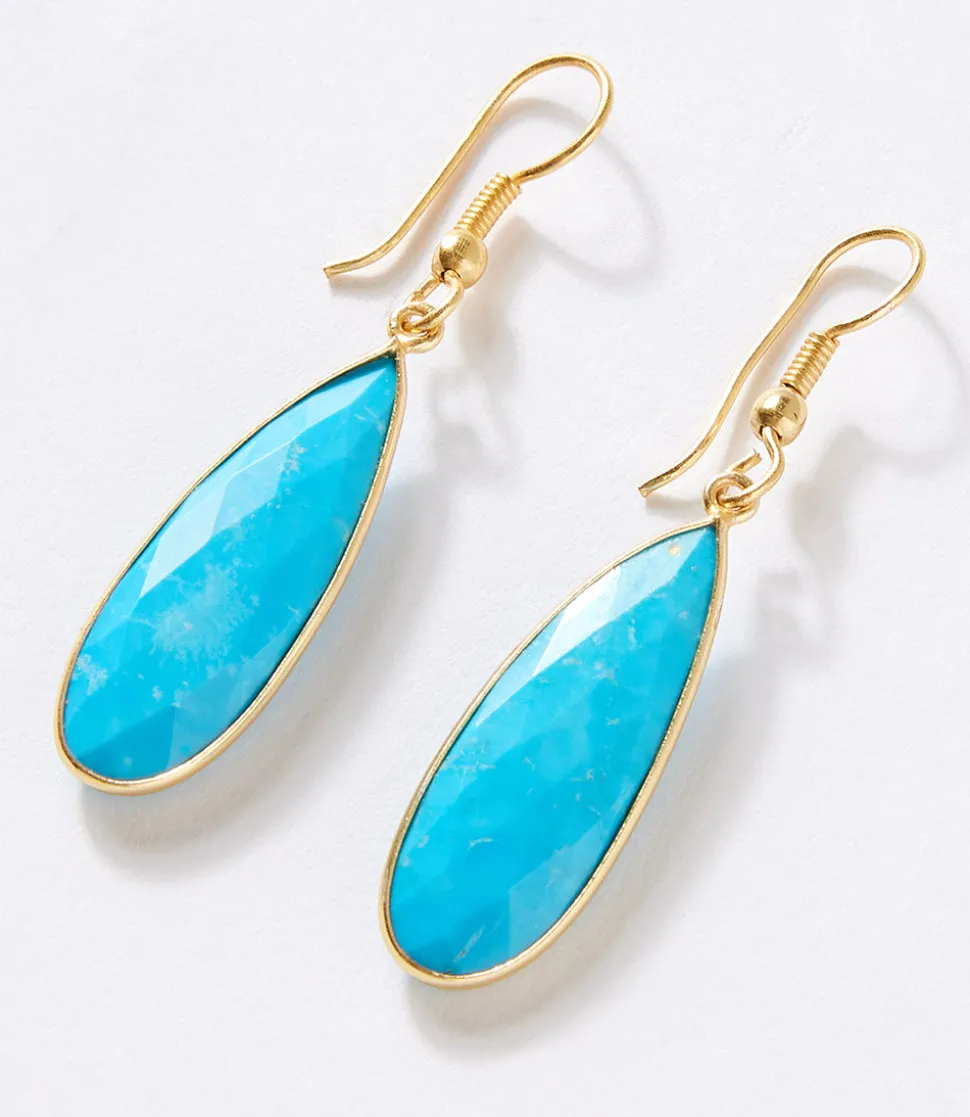 Turquoise Teardrop Earrings