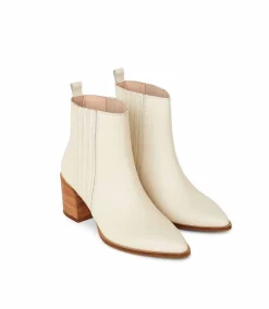 Western Chelsea Leather Booties