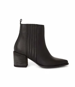 Western Chelsea Leather Booties