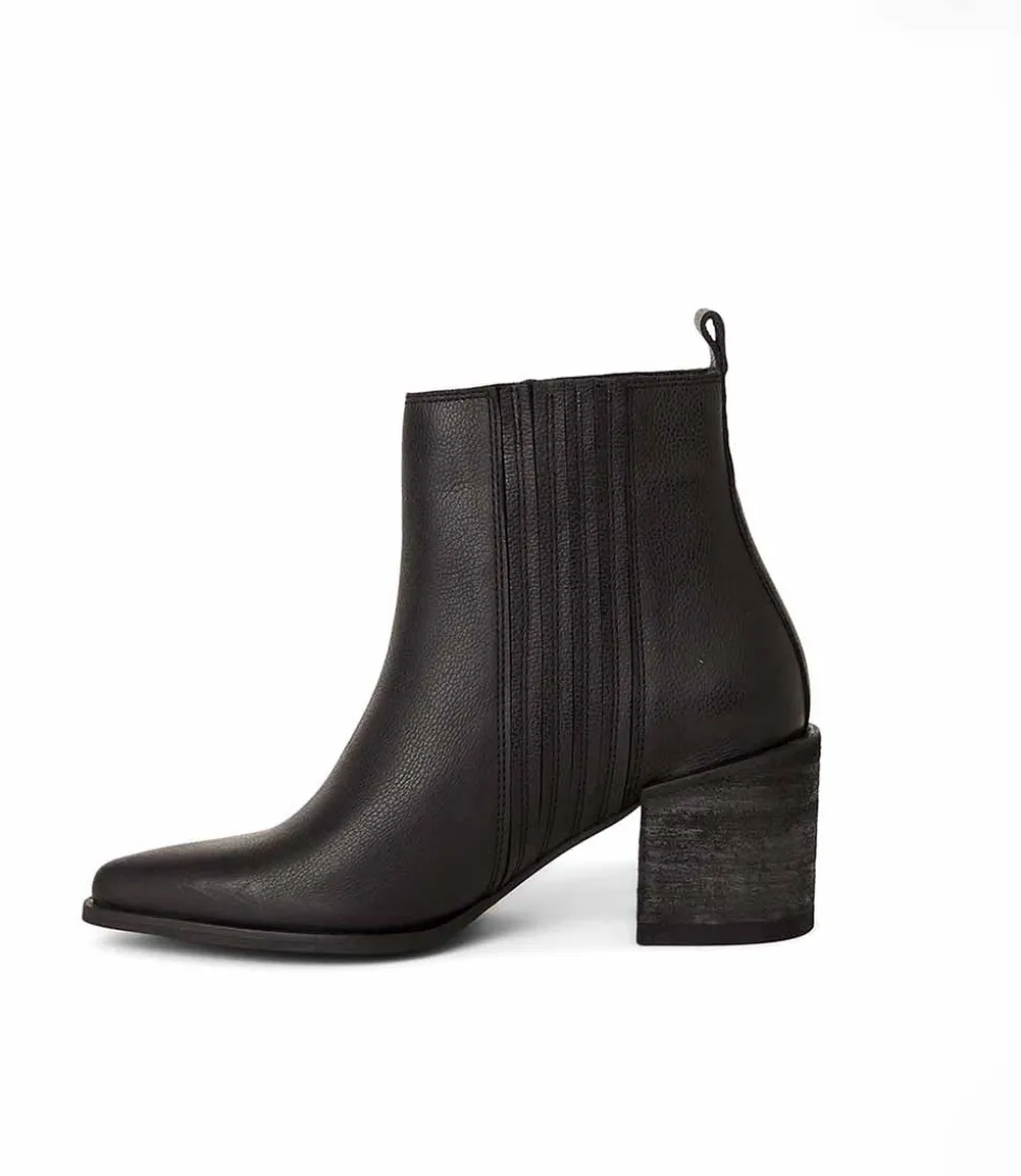 Western Chelsea Leather Booties