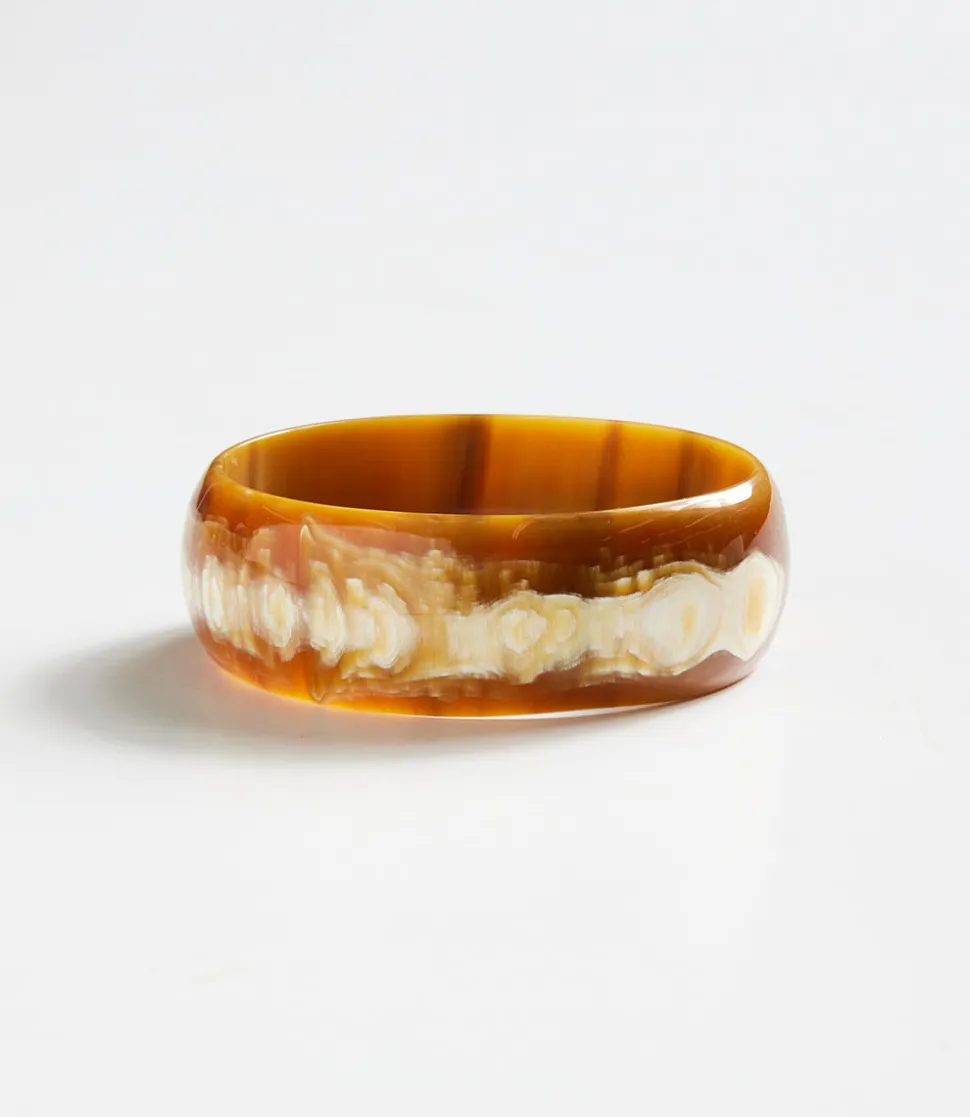 Wide Horn Bangle