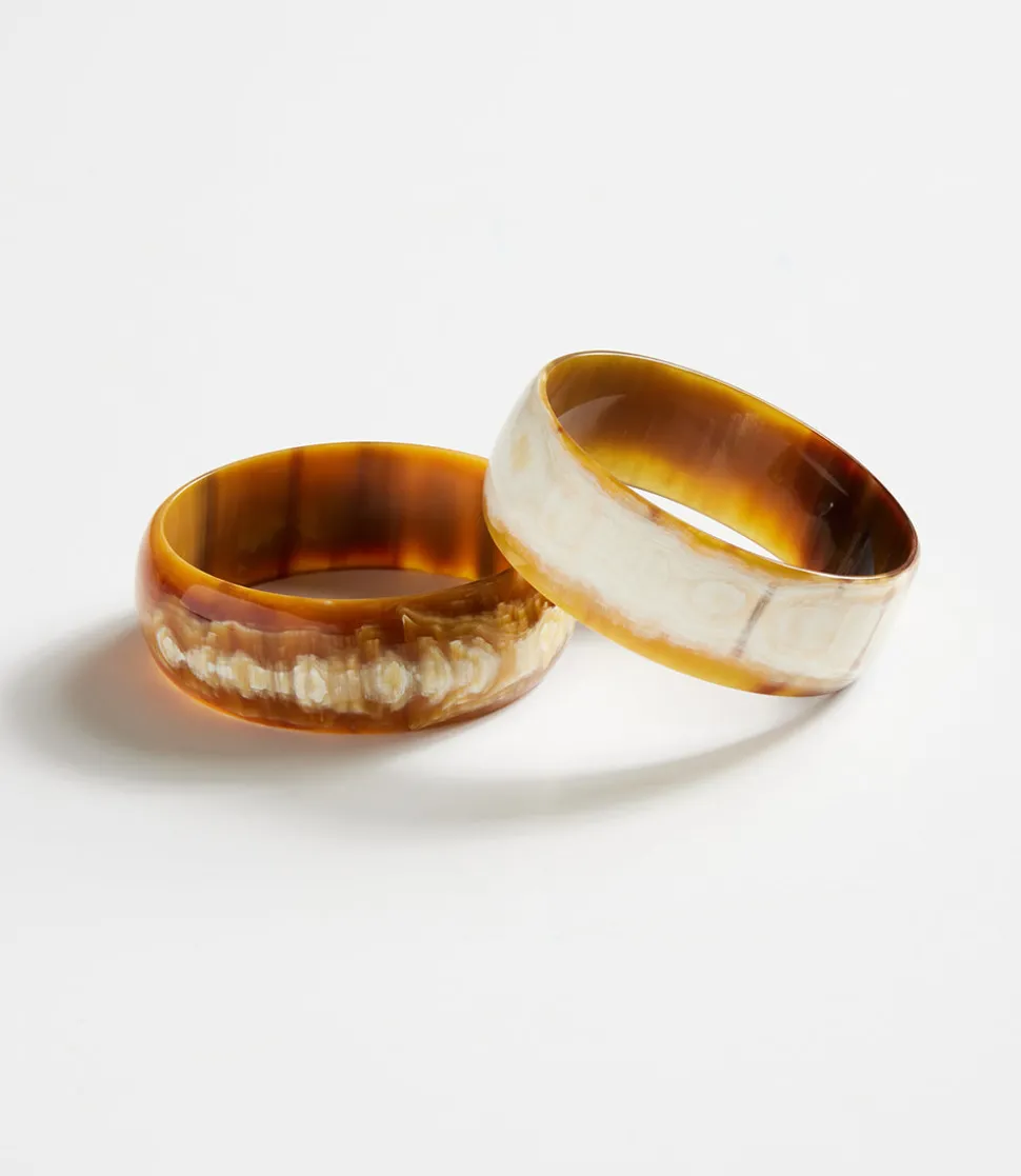 Wide Horn Bangle