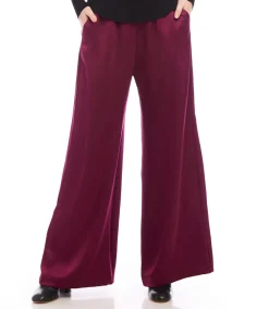 Wide Leg Satin Pants